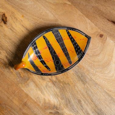 Tiger-Like Style Handcrafted Bowl
