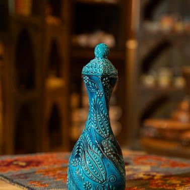 Turkish Turkuaz Handcrafted Vase 1