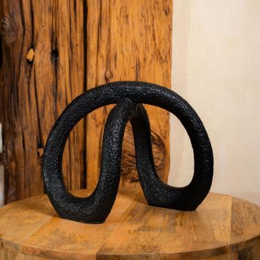 Modern Infinity Knot Black Tabletop 1